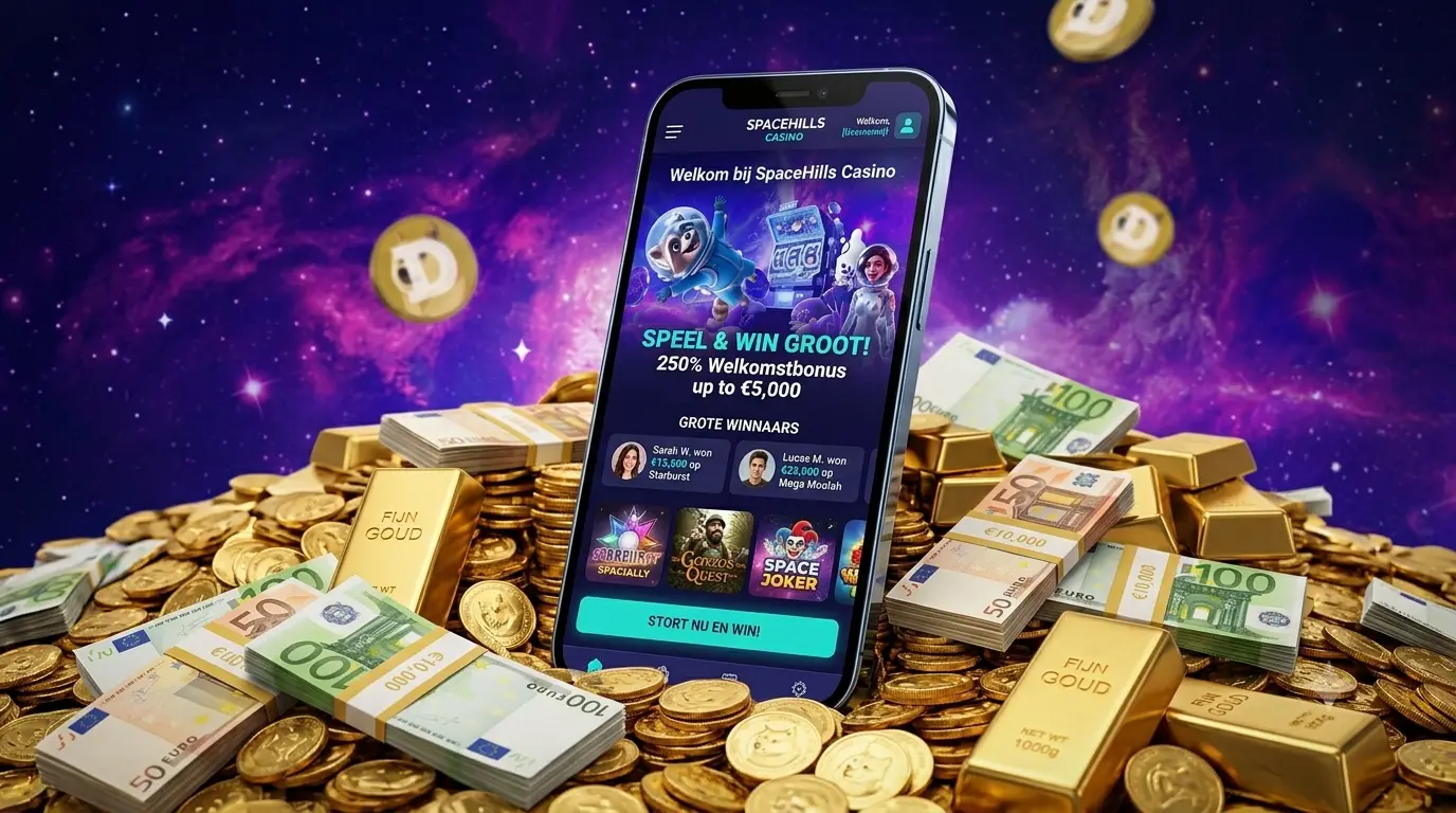 Spacehills mobiele app voor Android en iOS